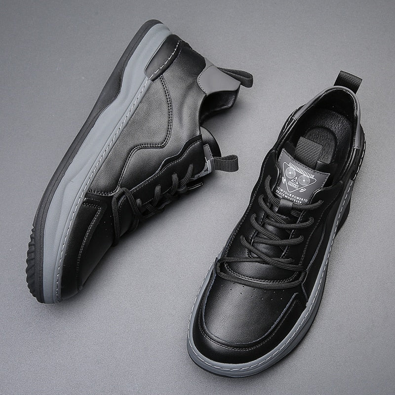 Noble Italiana Genuine Leather Trainers | Men's Genuine Leather Trainers | Smart Casual Fashion Shoes UK