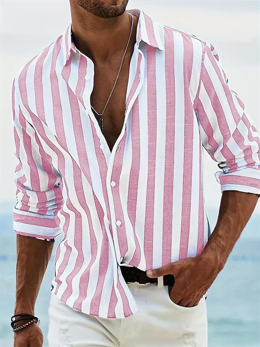 Leonard | Women's Striped Casual Top | Relaxed Fit Summer Tee UK