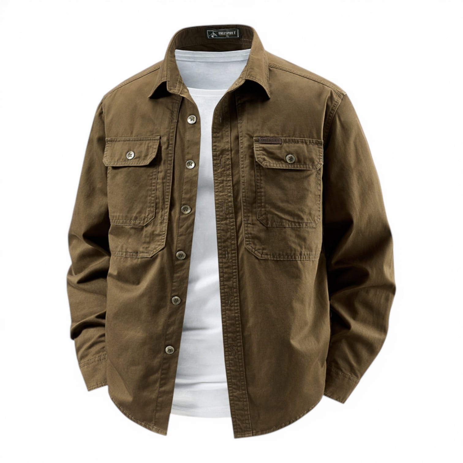 Brodie Cotton Workwear Shirt | Men's Classic Cotton Shirt | Smart Casual Everyday Top UK