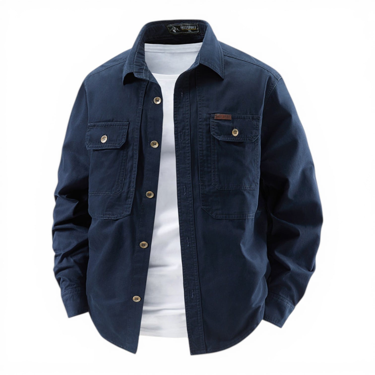 Brodie Cotton Workwear Shirt | Men's Classic Cotton Shirt | Smart Casual Everyday Top UK