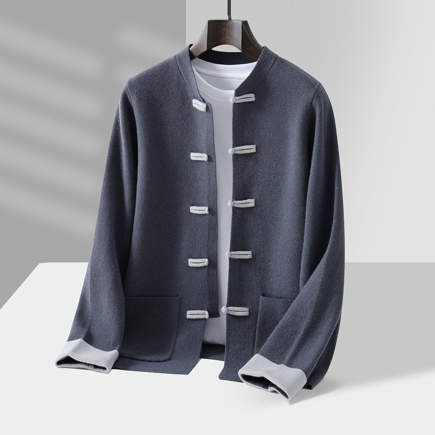 Hadley Cashmere Cardigan | Men's Pure Cashmere Cardigan | Luxury Soft Knitwear UK
