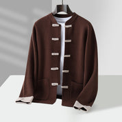Hadley Cashmere Cardigan | Men's Pure Cashmere Cardigan | Luxury Soft Knitwear UK