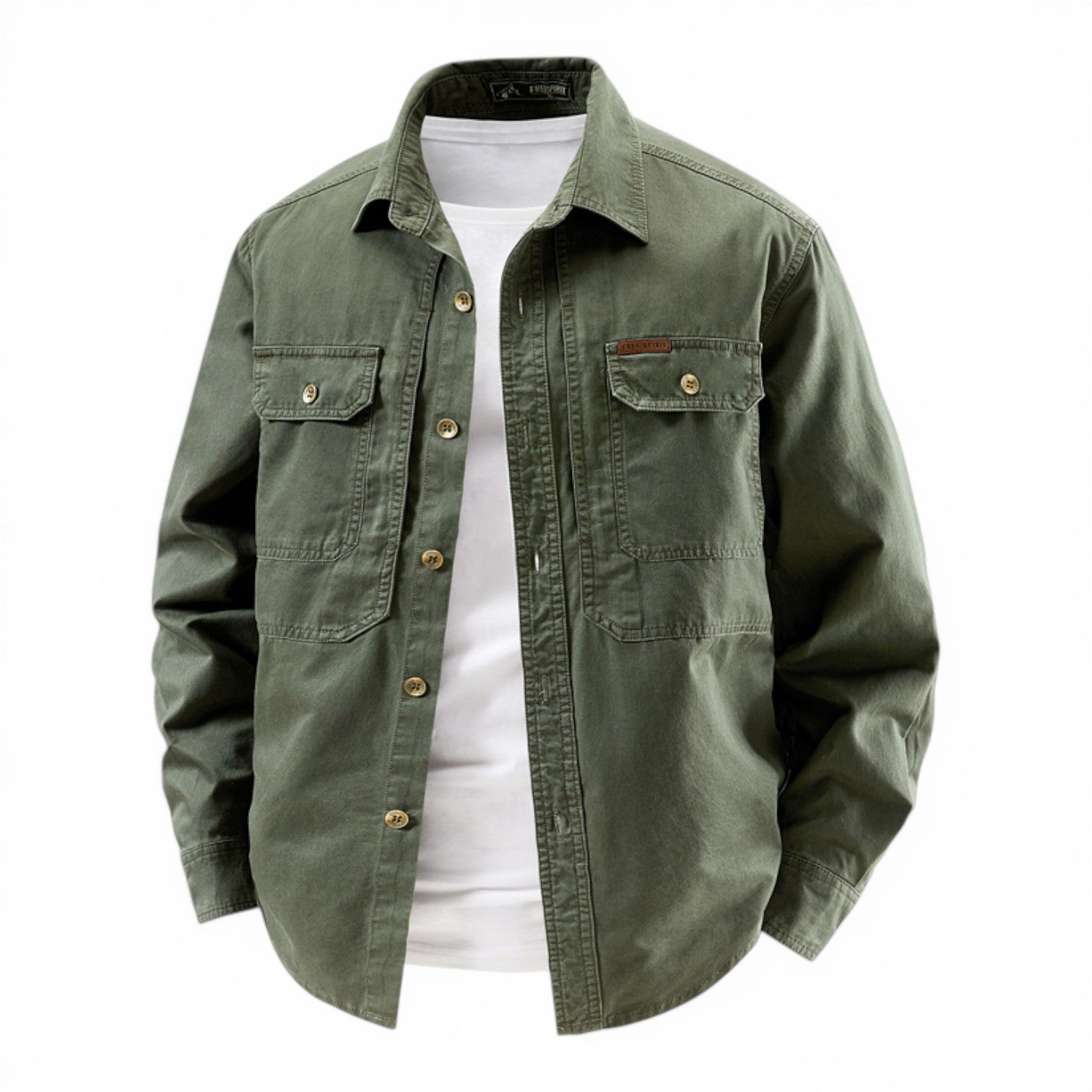 Brodie Cotton Workwear Shirt | Men's Classic Cotton Shirt | Smart Casual Everyday Top UK