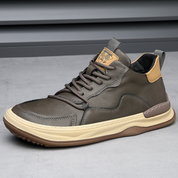 Alberti Leather Trainers | Men's Genuine Leather Trainers | Smart Casual Fashion Shoes UK