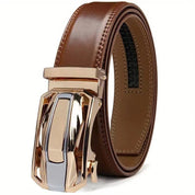 Lawson Leather Ratchet Belt | Men's Genuine Leather Belt | Classic Smart Casual Belt UK