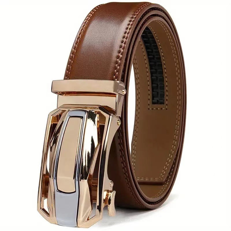 Lawson Leather Ratchet Belt | Men's Genuine Leather Belt | Classic Smart Casual Belt UK