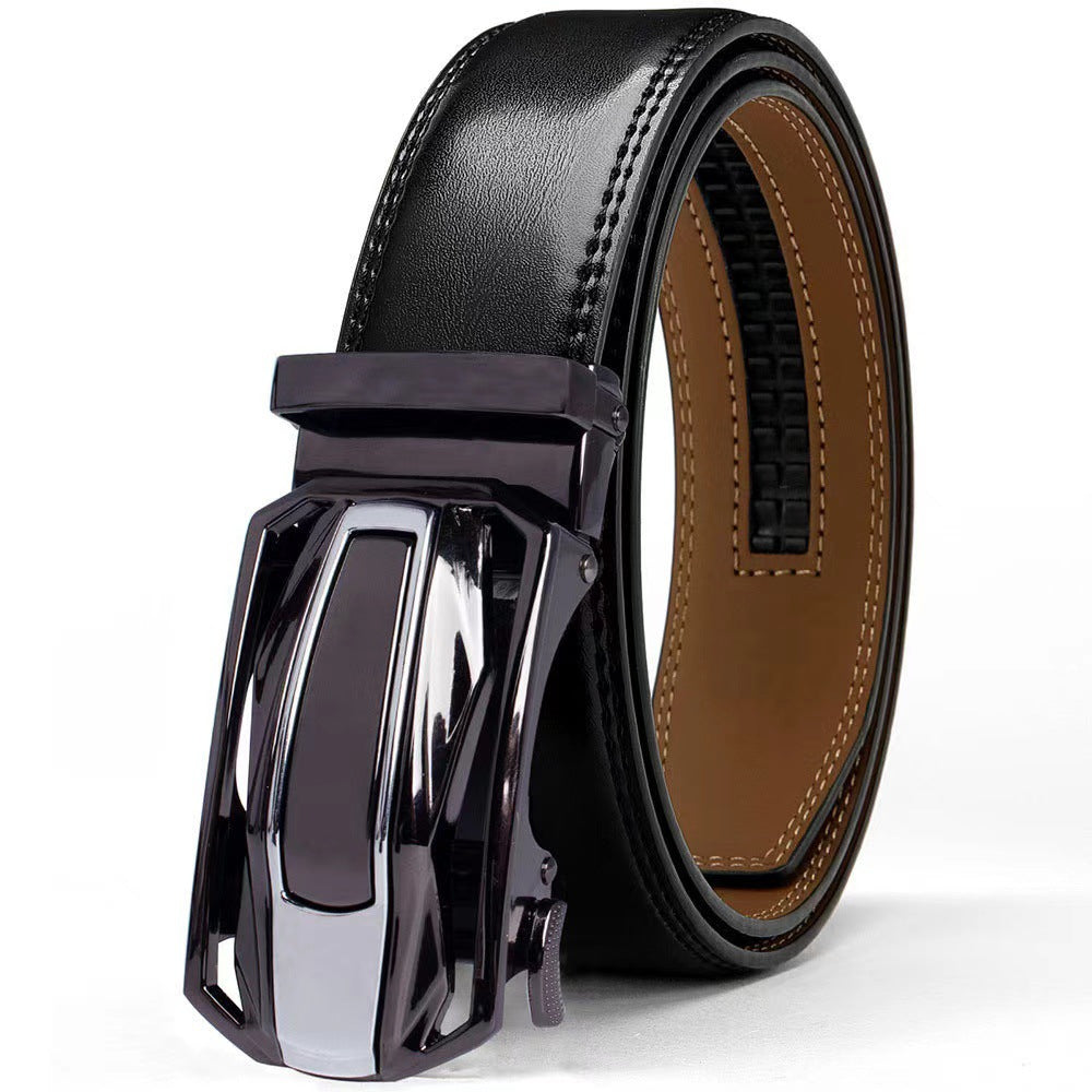 Lawson Leather Ratchet Belt | Men's Genuine Leather Belt | Classic Smart Casual Belt UK