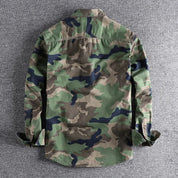 Kellan Camo Jacket | Men's Camouflage Military Jacket | Cargo Utility Outerwear UK