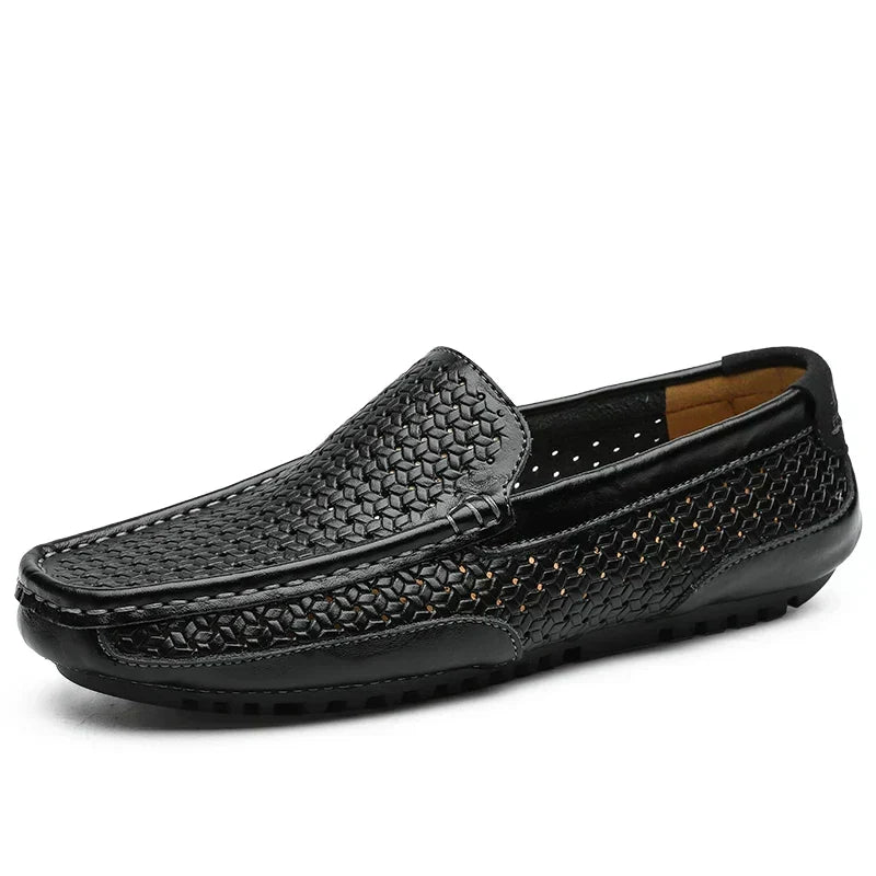 Hutton Genuine Leather Loafers | Men's Genuine Leather Loafers | Slip-On Smart Casual Shoes UK