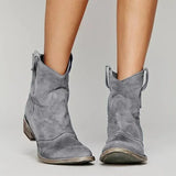 Paloma Vintage Western Ankle Boots | Women's Western Cowboy Ankle Boots | Vintage Boho Boots UK