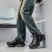 Alverton Leather Trainers | Men's Genuine Leather Trainers | Smart Casual Fashion Shoes UK