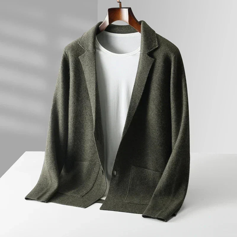 Pemberton Ribbed Cashmere Cardigan | Men's Pure Cashmere Cardigan | Luxury Soft Knitwear UK