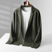 Pemberton Ribbed Cashmere Cardigan | Men's Pure Cashmere Cardigan | Luxury Soft Knitwear UK