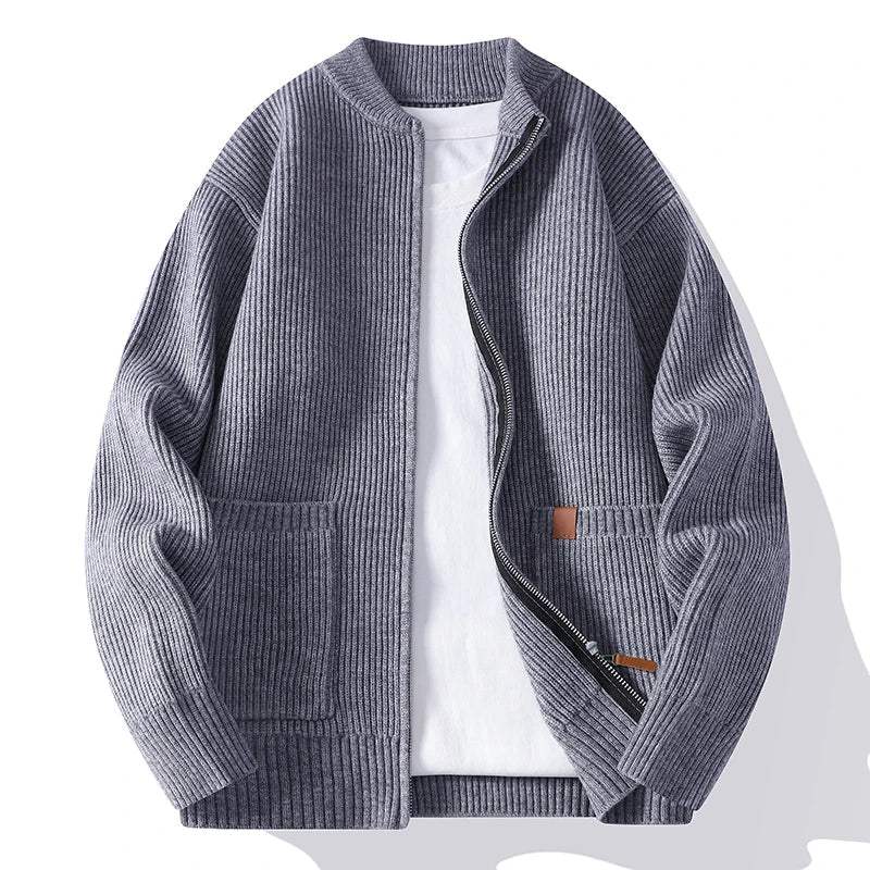 Henley Merino Fleece Jacket | Men's Merino Wool Fleece Jacket | Warm Lightweight Smart Outerwear UK