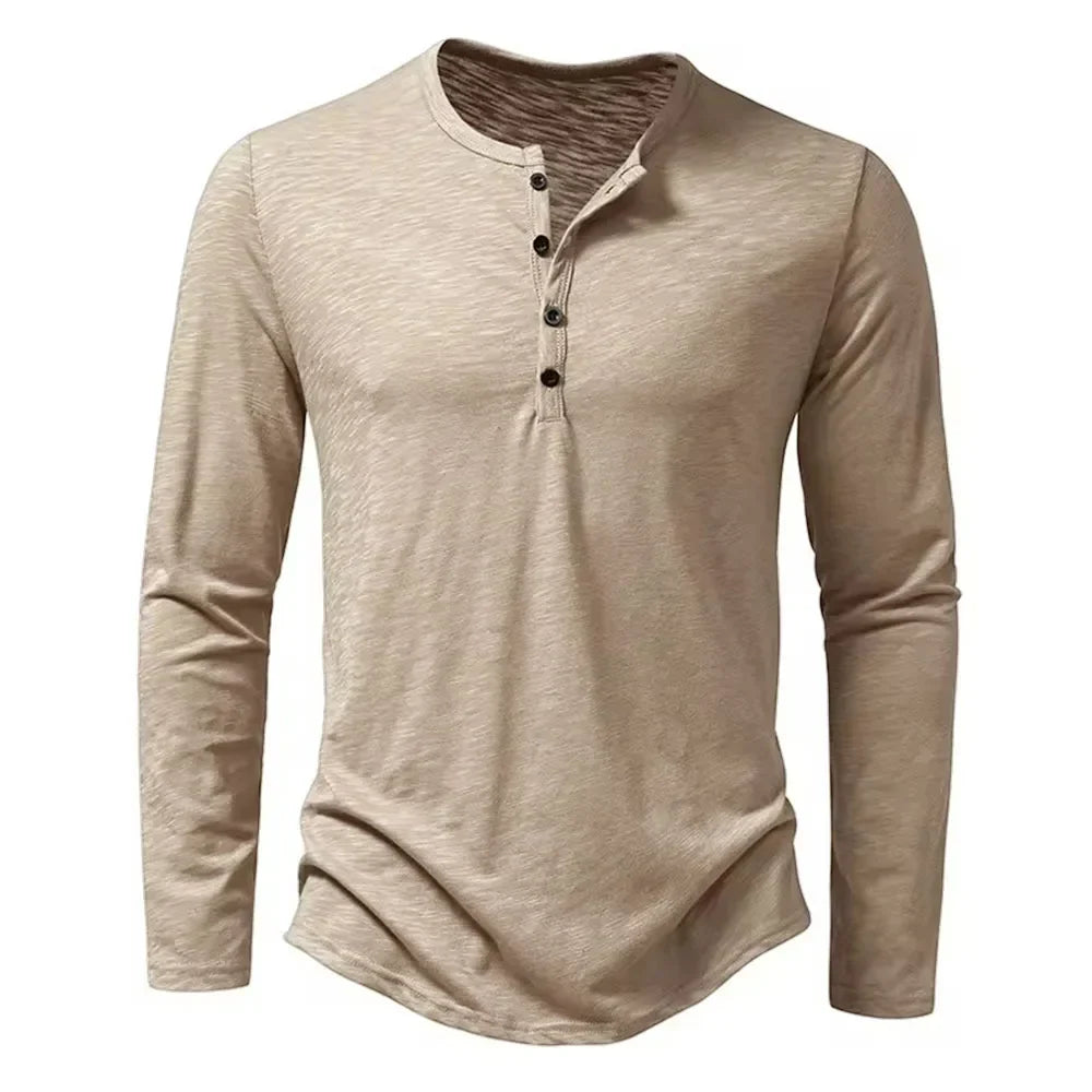 Hayden Cotton Henley | Women's Casual Top | Smart Everyday Fashion UK