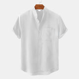 Marcelo Linen Shirt | Men's Linen Summer Shirt | Breathable Holiday Casual Top UK