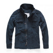Keston Cargo Denim Jacket | Men's Cargo Denim Jacket | Relaxed Fit Utility Jean Jacket UK