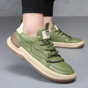 Noble Italiana Genuine Leather Trainers | Men's Genuine Leather Trainers | Smart Casual Fashion Shoes UK