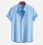 Arlo Italian Shirt | Men's Italian Linen Shirt | Smart Casual Summer Holiday Top UK