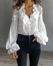 Quinn Floral Blouse | Women's Floral Print Blouse | Lightweight Casual Summer Top UK