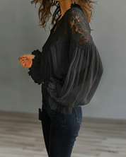 Quinn Floral Blouse | Women's Floral Print Blouse | Lightweight Casual Summer Top UK