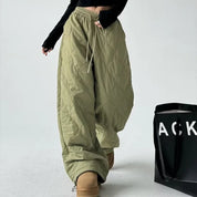 Arlena Quilted Trousers | Women's Quilted Warm Trousers | Padded Winter Bottoms UK