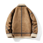 Men's Camden Shearling Coat | Fleece-Lined Long Winter Overcoat | Warm Smart Outerwear | S–3XL