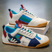 Fairmont Trainers | Men's Genuine Leather Trainers | Smart Casual Fashion Shoes UK