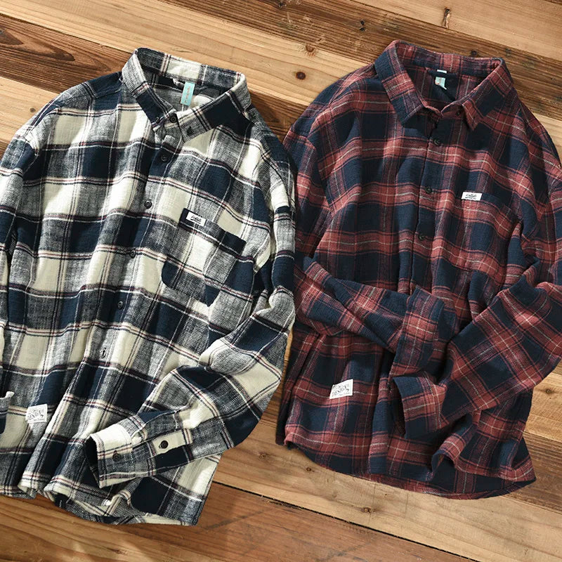 Lawson Plaid Shirt | Men's Plaid Flannel Shirt | Smart Casual Checked Shirt UK