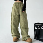 Arlena Quilted Trousers | Women's Quilted Warm Trousers | Padded Winter Bottoms UK
