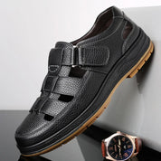 Caldwell Leather Sandals | Men's Leather Sandals | Classic Summer Open-Toe Shoes UK