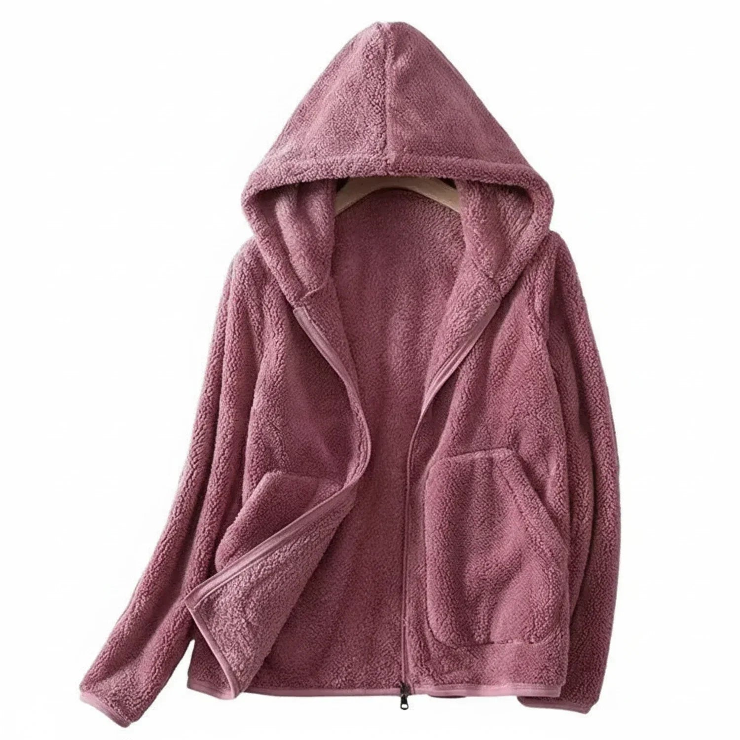 Sofia-Hooded-Fleece-Jacket-Curly-Pile-Full-Zip-Relaxed-Layering-Side-Pockets-Outerwear-image-2.webp