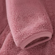 Sofia Hooded Fleece Jacket Women's Curly Pile Full Zip Relaxed Layering Side Pockets Outerwear