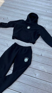 Men's Streetwear Tracksuit 2 Piece Hoodie Jogger Set Casual Athletic Sweatsuit Autumn Winter