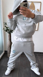 Men's Streetwear Tracksuit 2 Piece Hoodie Jogger Set Casual Athletic Sweatsuit Autumn Winter