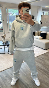Men's Streetwear Tracksuit 2 Piece Hoodie Jogger Set Casual Athletic Sweatsuit Autumn Winter