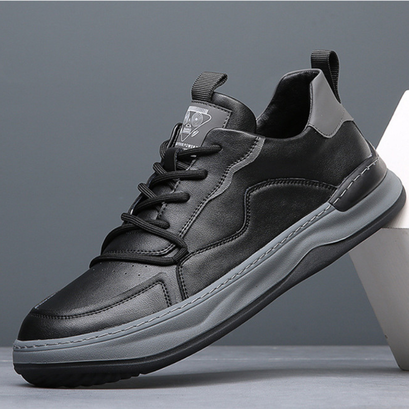Noble Italiana Genuine Leather Trainers | Men's Genuine Leather Trainers | Smart Casual Fashion Shoes UK