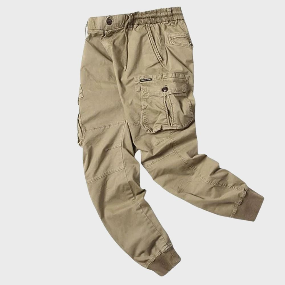 Vanguard Utility Cargo Jogger | Men's Streetwear Tapered Tracksuit Bottoms