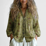 Moreau Printed Blouse | Women's Printed Chiffon Blouse | Casual Smart Summer Top UK