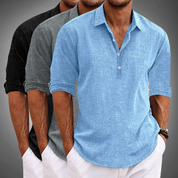 Gideon Shirt | Men's Oxford Button-Down Shirt | Smart Casual Formal Top UK