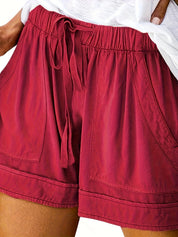 Maya Relaxed Drawstring Shorts | Women's Relaxed Drawstring Shorts | Casual Comfortable Summer Shorts UK