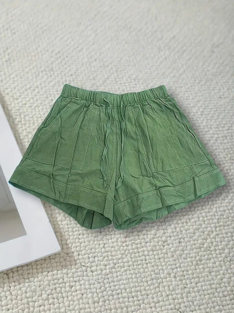 Maya Relaxed Drawstring Shorts | Women's Relaxed Drawstring Shorts | Casual Comfortable Summer Shorts UK