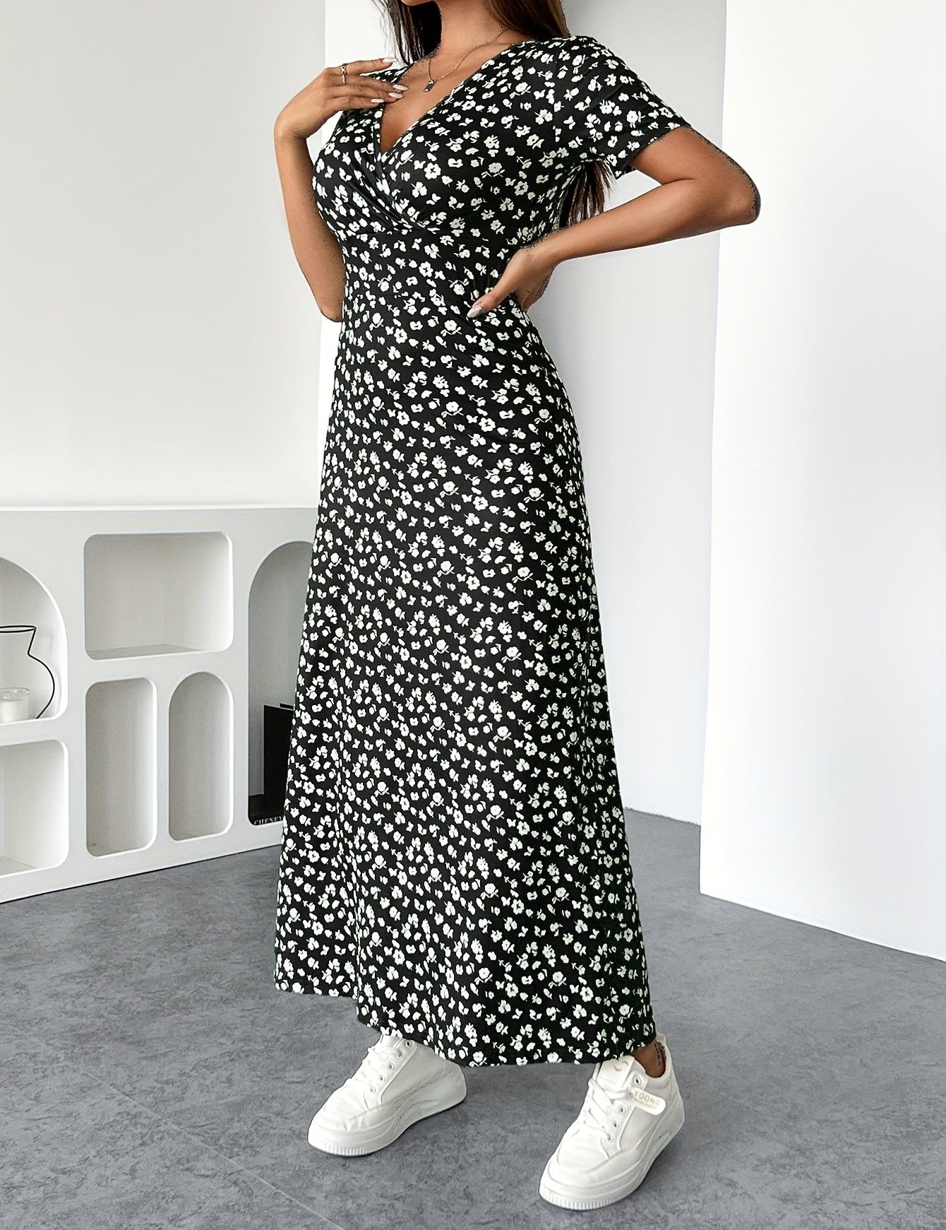 Isla Ruffle Knit Dress | Women's Ruffle Knit Bodycon Dress | Casual Fashion Dress UK