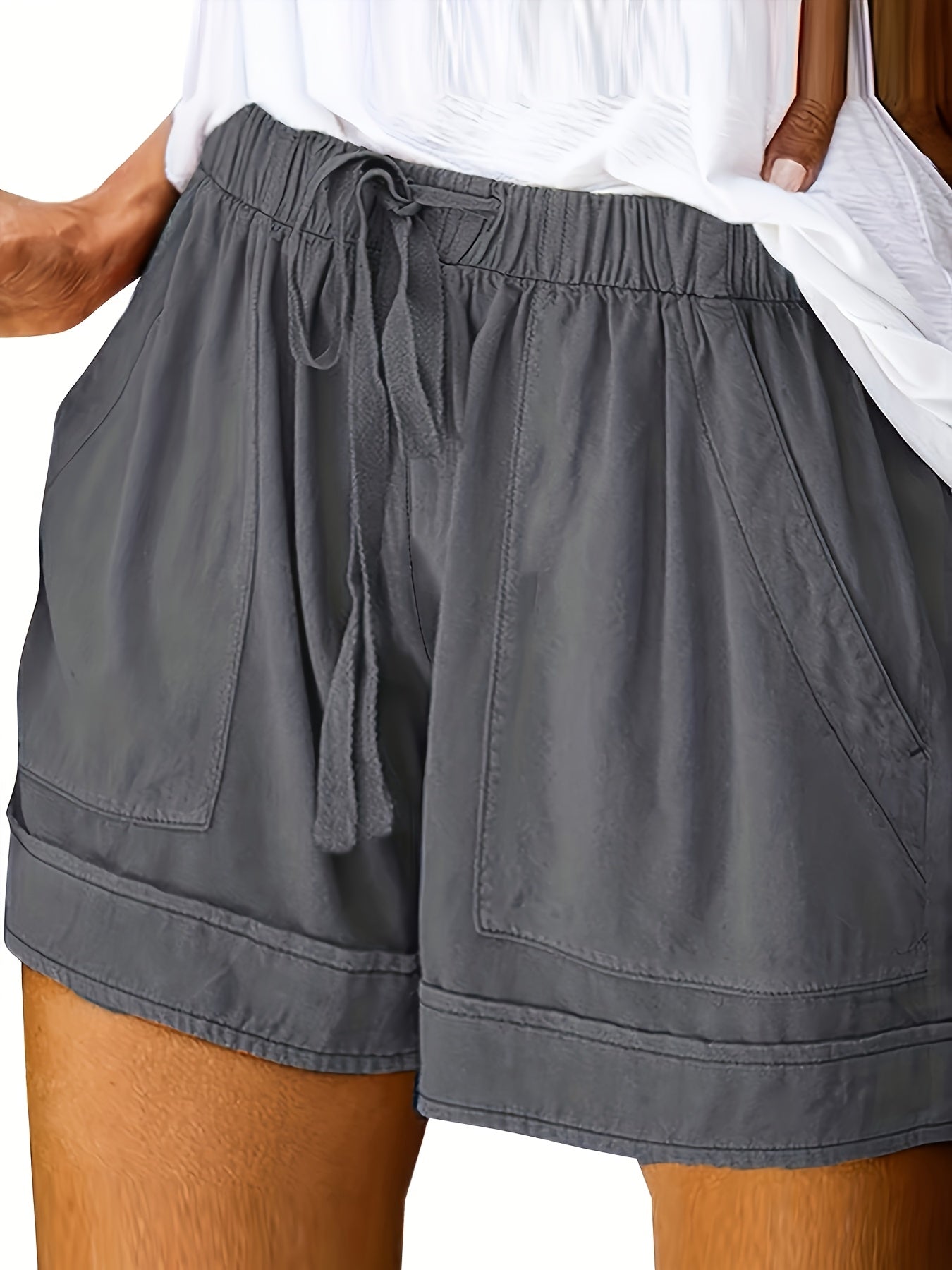 Maya Relaxed Drawstring Shorts | Women's Relaxed Drawstring Shorts | Casual Comfortable Summer Shorts UK