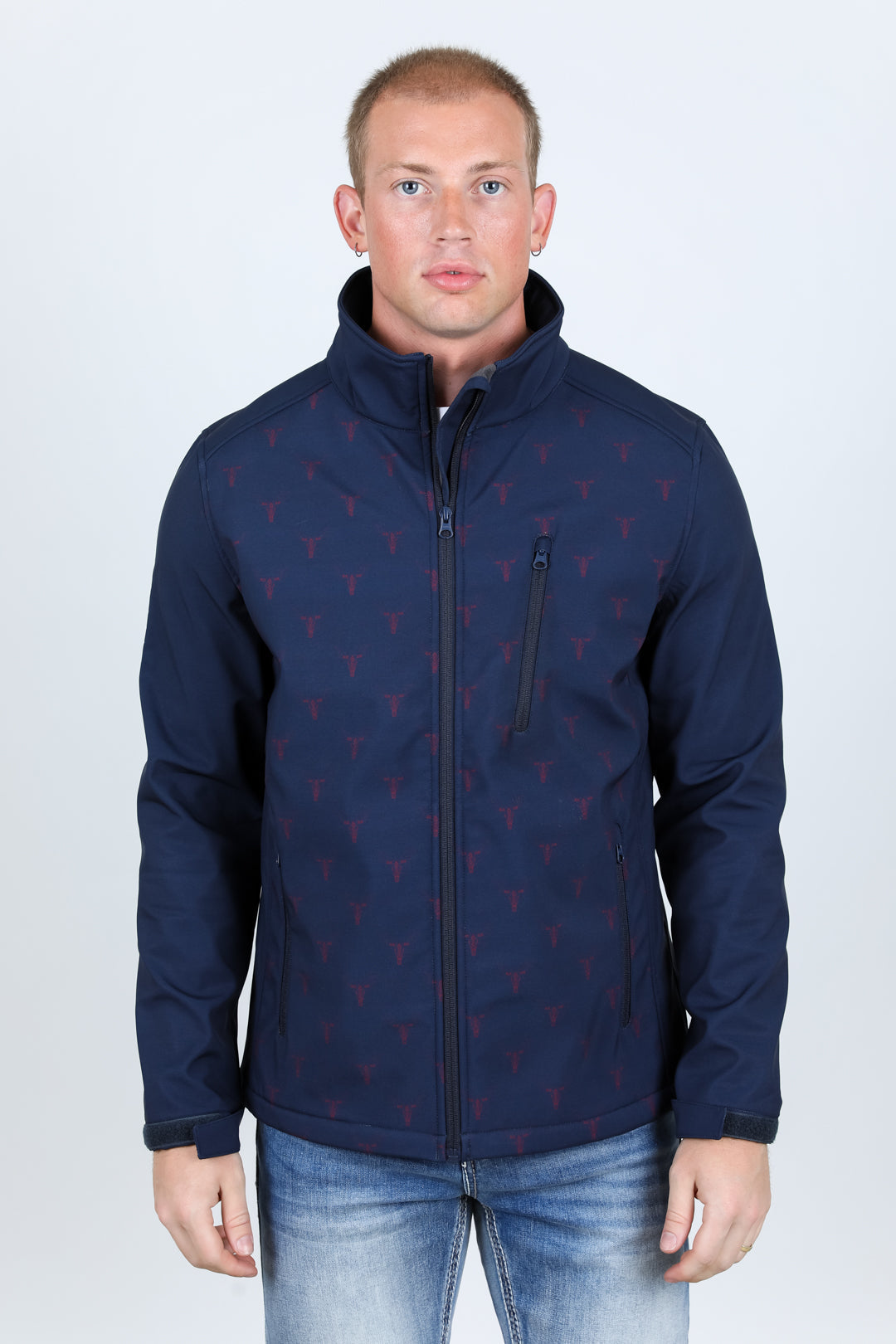 Aztec Softshell Jacket II | Men's Jacket | Men Aztec Softshell Jacket White Navy
