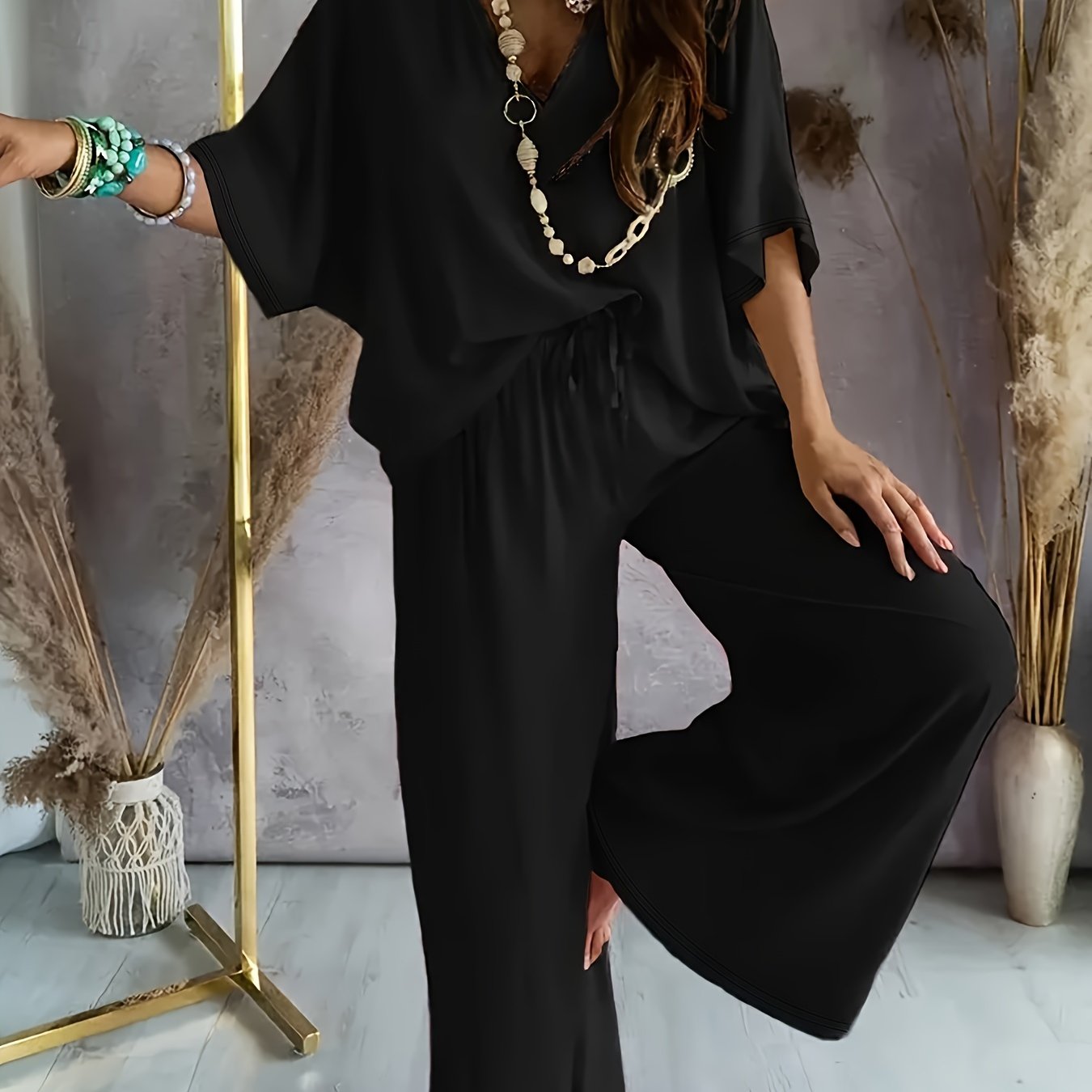 Nina Effortless Lounge Set | Women's Matching Lounge Set | Two-Piece Cosy Casual Set UK