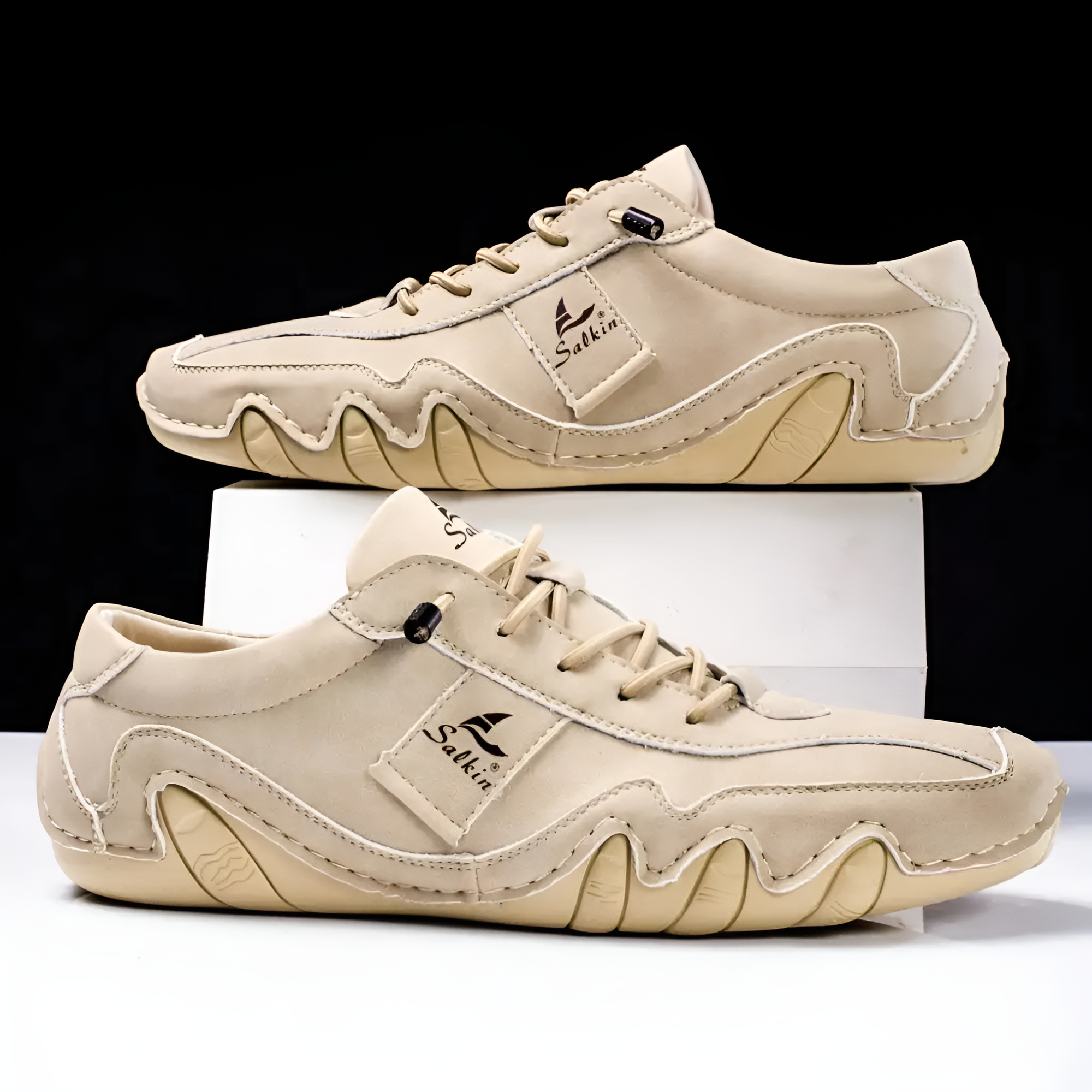 Halden Leather Trainer | Men's Genuine Leather Trainers | Smart Casual Fashion Shoes UK