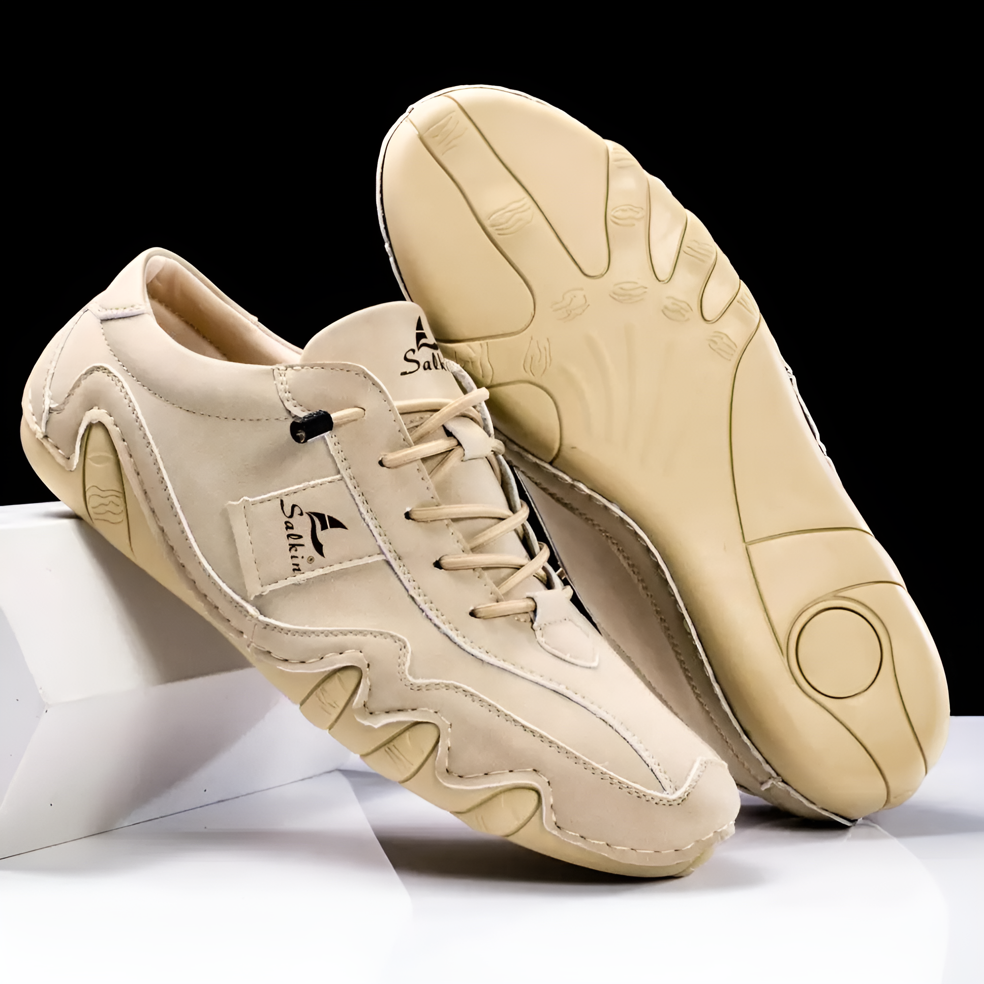 Halden Leather Trainer | Men's Genuine Leather Trainers | Smart Casual Fashion Shoes UK