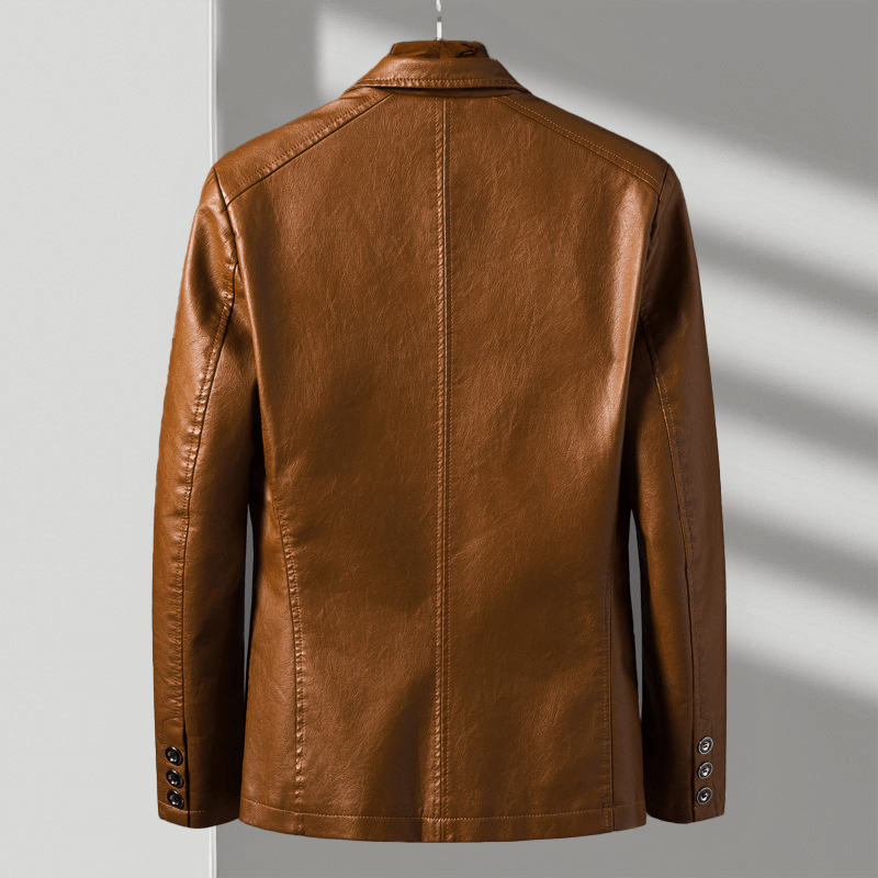 Luca Leather Jacket | Men's Genuine Leather Jacket | Classic Biker Style Outerwear UK