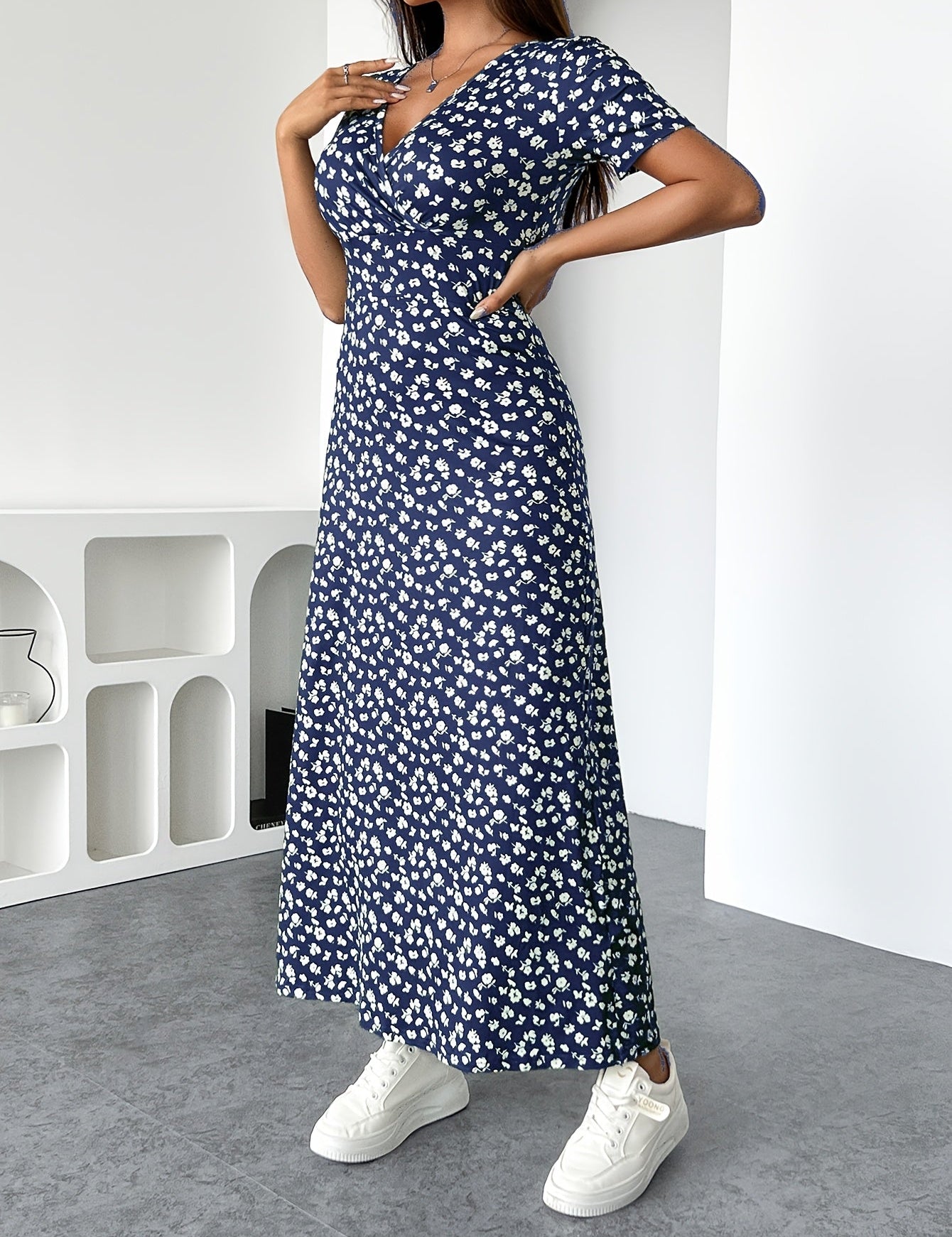 Isla Ruffle Knit Dress | Women's Ruffle Knit Bodycon Dress | Casual Fashion Dress UK